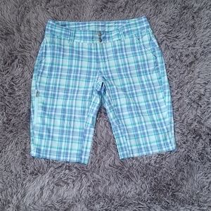Woman's Columbia Plaid Shorts